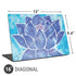 Cat Coq Blue Lotus Universal Laptop 16in (13 x 9.4in) Skin